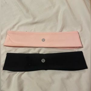 Set of TWO Lululemon non slip headbands.